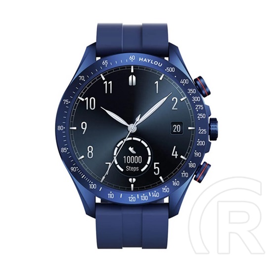 Haylou solar pro okosóra (49mm, szilikon szíj, fém ház, aktivitásmérő, vízálló, 100+ sport mód) sötétkék