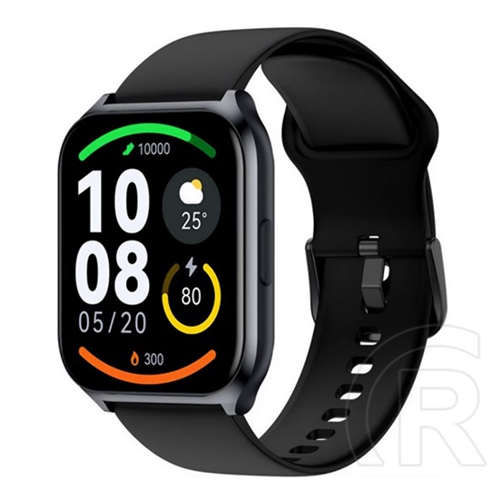 Haylou watch 2 pro okosóra (v5.0, szilikon szíj, aktivitásmérő, hívás, ip68 vízálló, 100 sport mód) fekete/sötétkék
