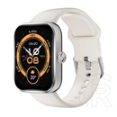 Haylou watch 4 okosóra (v5.3, szilikon szíj, aktivitásmérő, hívás, beépített gps, ip68 vízálló, 120+ sport mód) ezüst