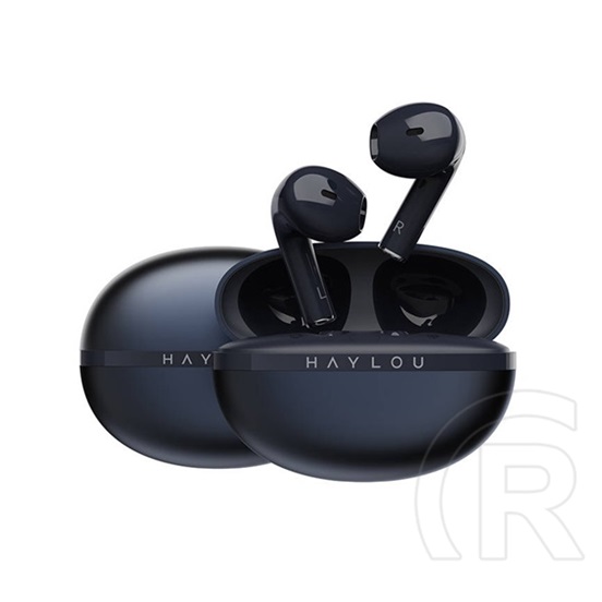 Haylou x1 2023 bluetooth fülhallgató sztereo (v5.3, tws, mikrofon, zajszűrő, ipx4 vízálló + töltőtok) sötétkék