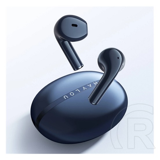 Haylou x1 2023 bluetooth fülhallgató sztereo (v5.3, tws, mikrofon, zajszűrő, ipx4 vízálló + töltőtok) sötétkék