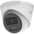 HiLook IPC-T249HA-LU IP turretkamera (4MP, 2,8 mm, ColorVu, DualLight 30 m, IP67, H.265+, PoE, mikrofon, fehér)