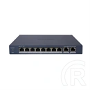 Hikvision DS-3E1510P-EI/M 8-port Gigabit PoE switch (60W PoE, 2xRJ45 1Gbps, menedzselhető)