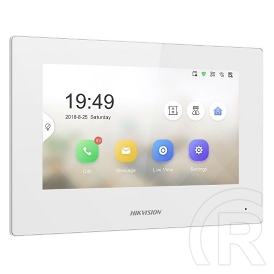 Hikvision DS-KH6320-WTE1-W IP video kaputelefon beltéri egység 7" LCD kijelzővel