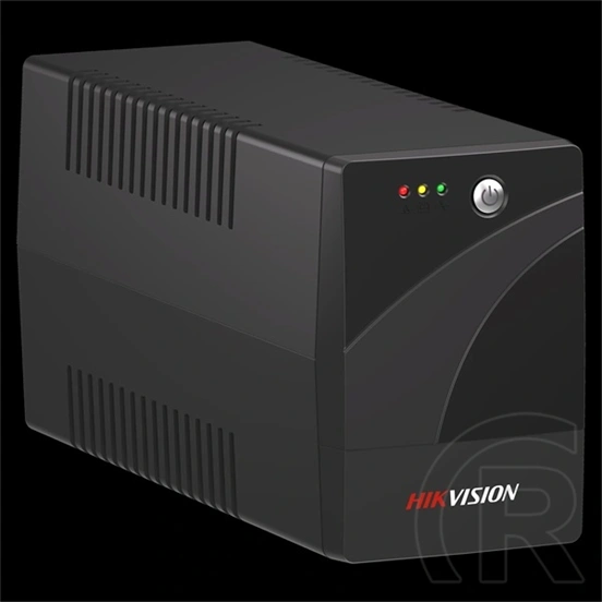Hikvision DS-UPS600-R 600VA line-interaktív szünetmentes torony (2 Schuko, fekete)