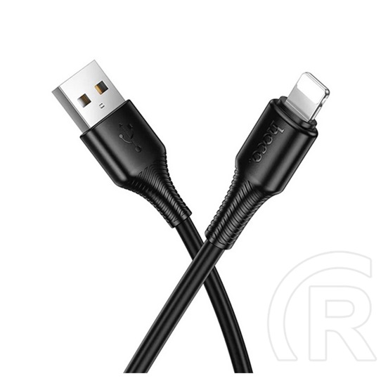 Hoco Apple IPAD 2  Hoco x120 adatkábel (usb - lightning, 2.4a, gyorstöltő, 100cm) fekete