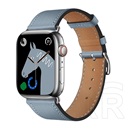 Hoco Apple Watch Series 9 41mm wa17 pótszíj (egyedi méret, szilikon, bőr hatású, állítható) szürke
