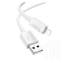 Hoco Apple iPhone 11 x107 adatkábel (usb - lightning, 2.4a, 100cm) fehér