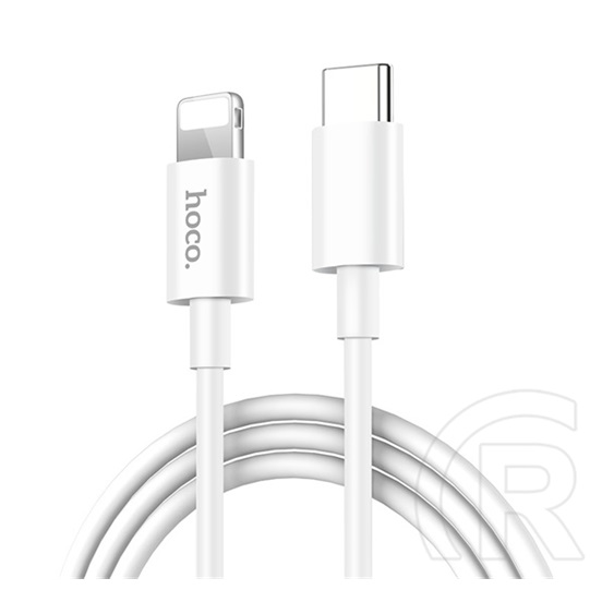 Hoco X36 adat- és töltőkábel (USB-C dugó / Lightning 8 pin dugó, 1 m, fehér)