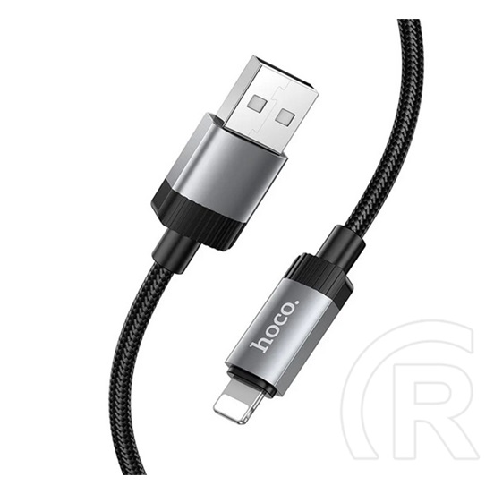 Hoco Apple iPhone 5C  x114 adatkábel (usb - lightning, 2.4a, gyorstöltő, 100cm) fekete