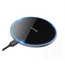 Hoco CW6 Pro asztali töltő (15w, wireless, LED fény, fekete)