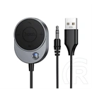 Hoco E150 bluetooth adapter (USB + 3,5 mm jack, v5.3, fekete)