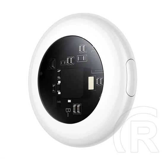 Hoco E91C bluetooth nyomkövető (kulcstartóra, táskára, autóba, valós idejű nyomkövetés, iOS kompatibilis, fehér)