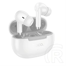 Hoco EQ24 bluetooth fülhallgató sztereo (v5.4, tws, mikrofon + töltőtok, fehér)