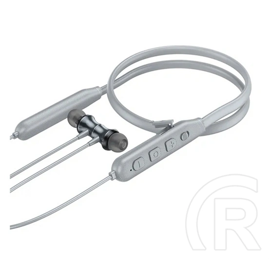 Hoco ES64 bluetooth fülhallgató sztereo (v5.4, nyakba akasztható, mikrofon, sport, világosszürke)
