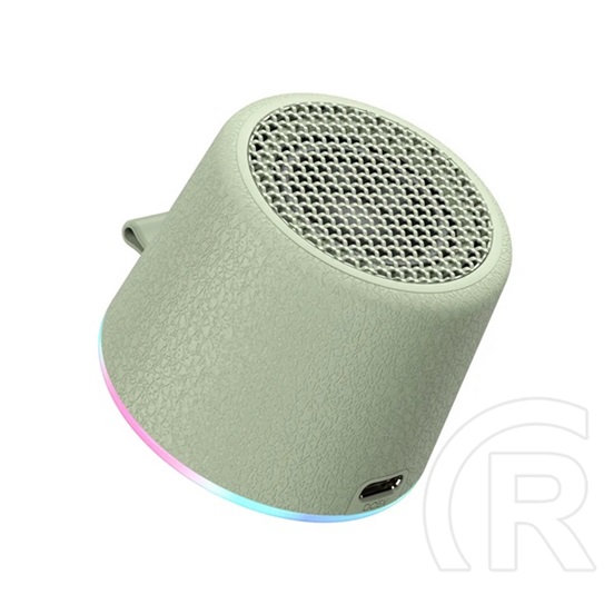 Hoco HC49 bluetooth hordozható hangszóró (v6.0, 8W, LED fény, mágneses, világoszöld)