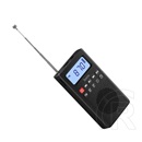 Hoco Hi51 bluetooth hordozható hangszóró (v5.3, 3w, TF/microSD kártyaolvasó, FM rádió, AUX, LCD kijelző, fekete)