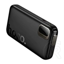 Hoco Q51 vésztöltő (10000mAh, 20W, PD gyorstöltés, LED kijelző, fix type-c kábel, fekete)