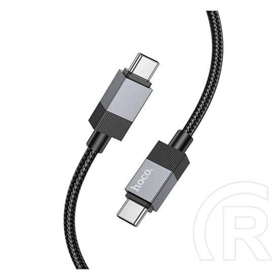Hoco U110 adatkábel (USB-C - USB-C, 60W, PD gyorstöltő, 100 cm, fekete)