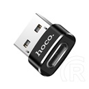 Hoco UA6 USB A - C adapter (fekete)