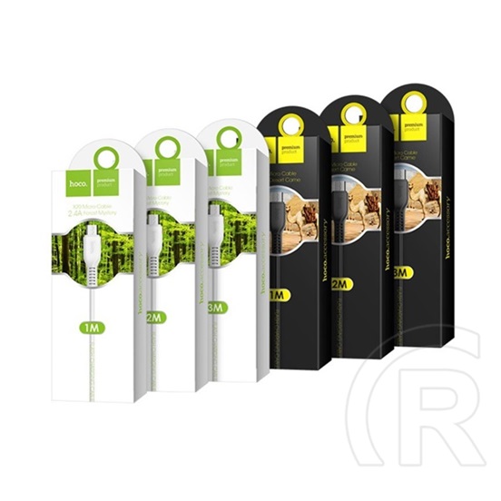 Hoco X20 USB kábel (A dugó / micro-B dugó, 1 m, fehér)