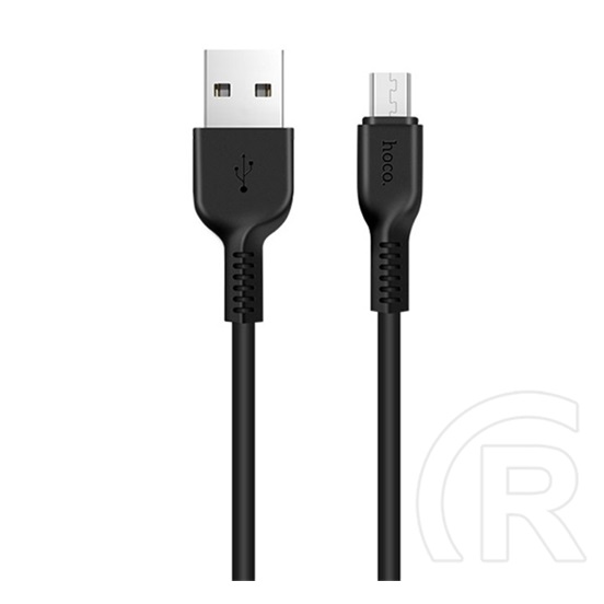 Hoco X20 USB 2.0 adat- és töltőkábel (A dugó / micro-B dugó, 1 m, fekete)