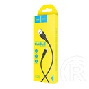 Hoco X25 adat-és töltőkábel (USB-A / Lightning, 1 m, fekete)