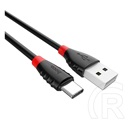 Hoco X27 USB kábel (A dugó / C dugó, 1,2 m, fekete)