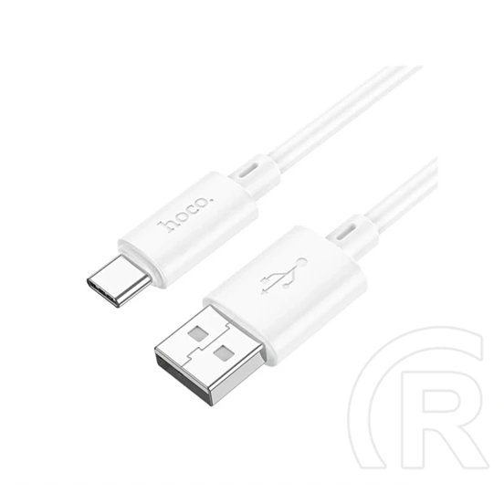 Hoco X88 adatkábel (USB - Type-C, 3A, gyorstöltő, 100 cm, fehér)