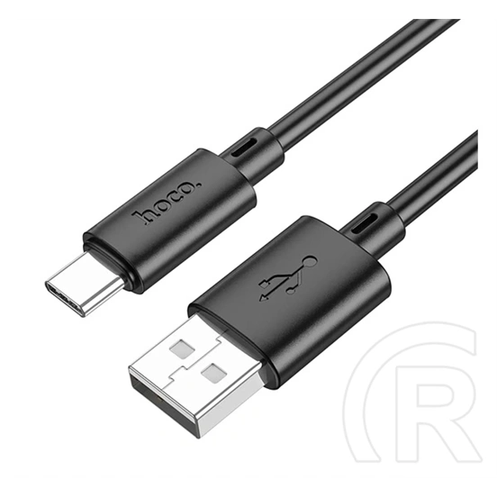 Hoco X88 adatkábel (usb - type-c, 3A, gyorstöltő, 100cm, fekete)
