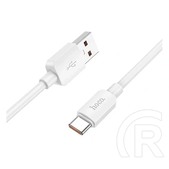 Hoco X96 adatkábel (USB - Type-C, 6A, 100W, PD gyorstöltő, 100cm, fehér)