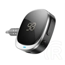 Hoco adapter (Bluetooth v5.3, Type-C aljzat, 3,5 mm jack, LED kijelző, 250 mAh, 10-12 óra, fekete)