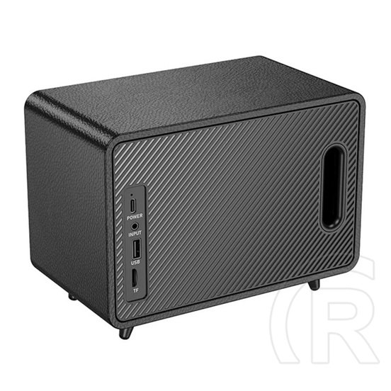 Hoco bs65 bluetooth hordozható hangszóró (v5.4, 30w, tf/microsd kártyaolvasó, fm rádió, aux) fekete
