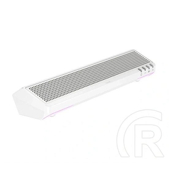 Hoco bs66 bluetooth hordozható hangszóró (v5.4, 2x3w) fehér