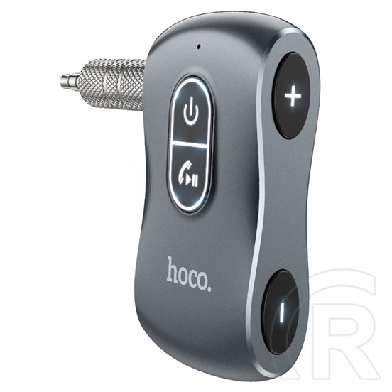 Hoco e73 pro bluetooth fm transmitter 3.5mm jack aljzat (v5.0, mikrofon, microsd kártyaolvasó + type-c kábel) fekete