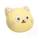 Hoco e91d bluetooth nyomkövető (kulcstartóra, táskára, valós idejű nyomkövetés, ios kompatibilis + szilikon tok) bézs