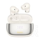 Hoco eq20 bluetooth fülhallgató sztereo (v5.4, tws, mikrofon, led kijelző, aktív zajszűrő + töltőtok) krém