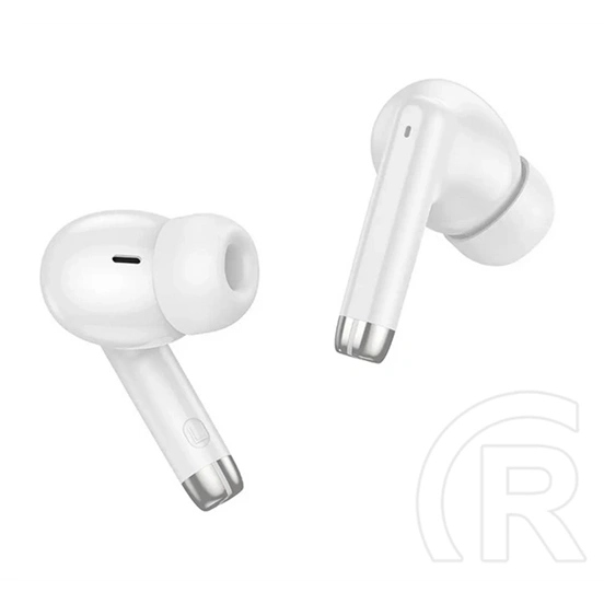 Hoco eq2 bluetooth fülhallgató sztereo (v5.3, tws, mikrofon + töltőtok) fehér
