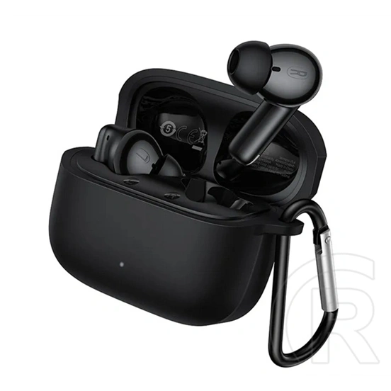 Hoco eq30 bluetooth fülhallgató sztereo (v6.0, tws, mikrofon, + töltőtok, karabíner) fekete