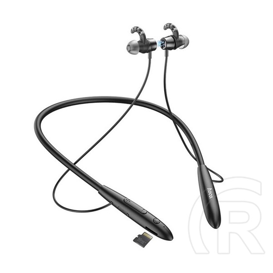 Hoco es61 bluetooth fülhallgató sztereo (v5.1, nyakba akasztható, mikrofon, microsd kártyaolvasó, sport) fekete
