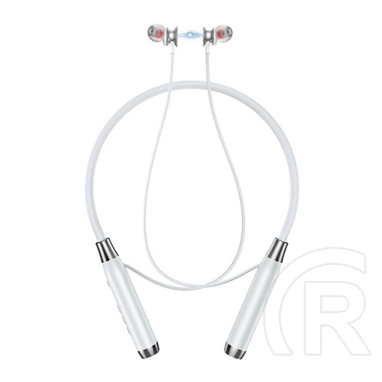 Hoco es62 bluetooth fülhallgató sztereo (v5.3, nyakba akasztható, mikrofon, microsd kártyaolvasó, sport) sötétszürke