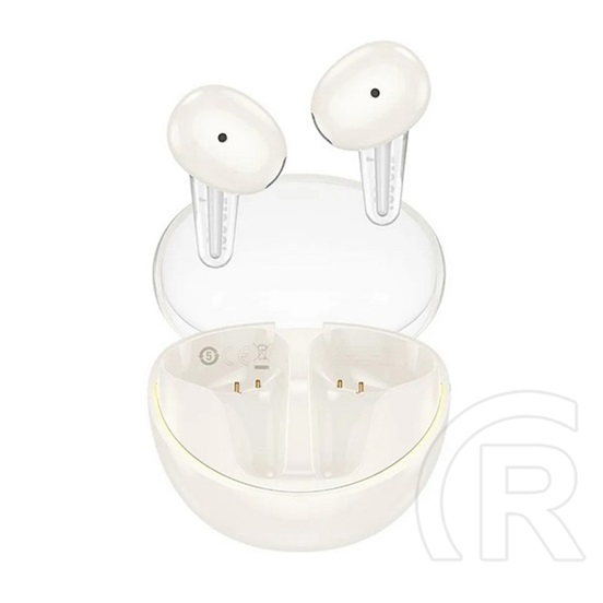 Hoco ew202 bluetooth fülhallgató sztereo (v5.4, tws, mikrofon + töltőtok) fehér