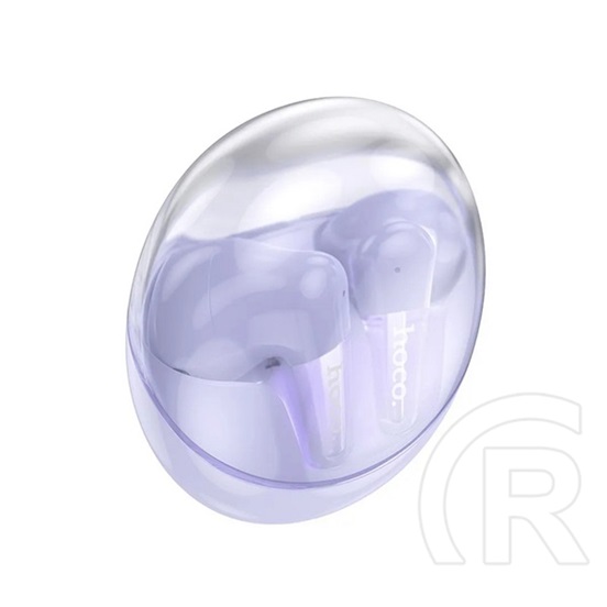 Hoco ew202 bluetooth fülhallgató sztereo (v5.4, tws, mikrofon + töltőtok) lila