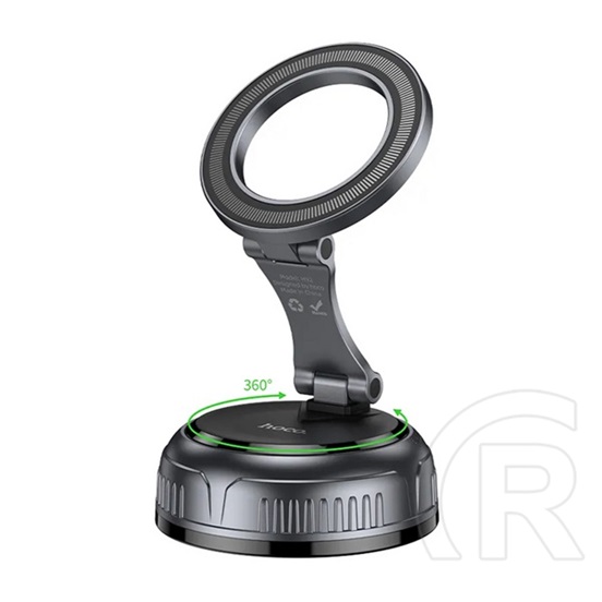 Hoco h92 autós tartó (műszerfalra, tapadókorongos, mágneses, 360°, összehajtható) fekete