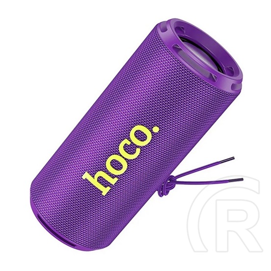 Hoco hc27 bluetooth hordozható hangszóró (v5.4, 2x8w tf/microsd kártyaolvasó, fm rádió, aux) lila