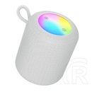 Hoco hc30 bluetooth hordozható hangszóró (v5.4, 5w tf/microsd kártyaolvasó, fm rádió, aux) világosszürke