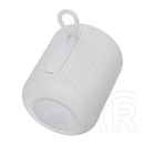 Hoco hc30 bluetooth hordozható hangszóró (v5.4, 5w tf/microsd kártyaolvasó, fm rádió, aux) világosszürke