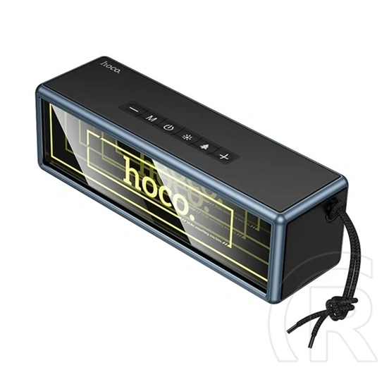 Hoco hc40 bluetooth hordozható hangszóró (v5.4, 2x10w, tf/microsd kártyaolvasó, fm rádió, aux, led fény) fekete