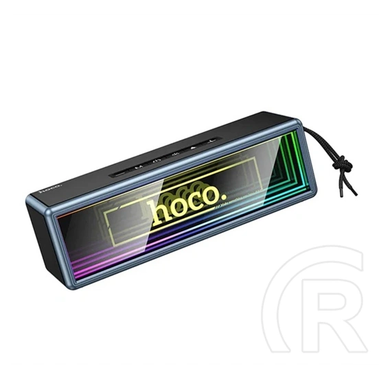 Hoco hc40 bluetooth hordozható hangszóró (v5.4, 2x10w, tf/microsd kártyaolvasó, fm rádió, aux, led fény) fekete