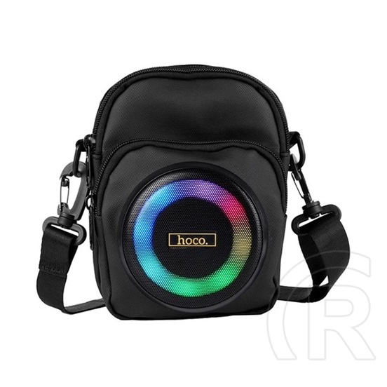 Hoco hc41 bluetooth hangszóró (v5.4, 2500mah belső akku, kártyaolvasó, kézitáska, vállpánt, led) fekete